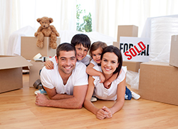 purchase family with boxes
